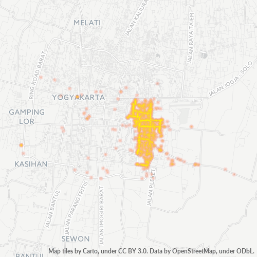 Dami ng Negosyo sa Postal Code 55198 - Bantul, Daerah Istimewa Yogyakarta