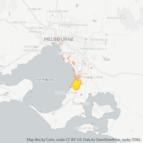 Dami ng Negosyo sa Postal Code 3199 - Frankston, Victoria