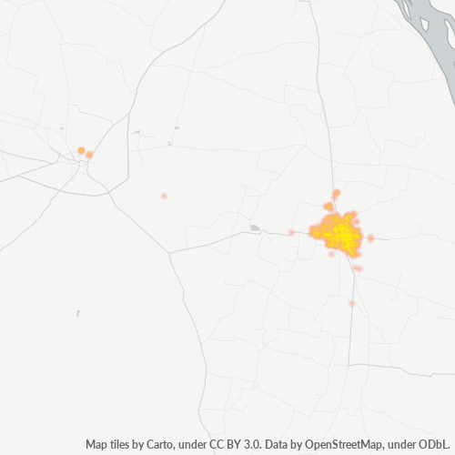 Bedrijfsconcentratie in Postcode 522201 - Andhra Pradesh