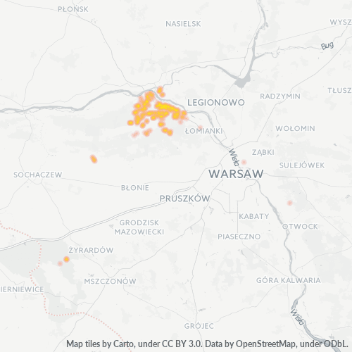 Bedrijfsconcentratie in Postcode 05-152 - Cybulice, Woiwodschap Mazovië