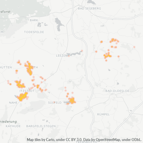 Konsentrasi Bisnis di Kode Pos 23845 - Grabau, Schleswig-Holstein