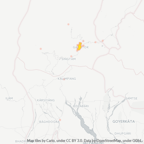 Dami ng Negosyo sa Postal Code 737101 - Gangtok, Sikkim