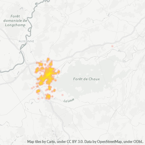 Dami ng Negosyo sa Postal Code 39100 - Brevans, Franche-Comté