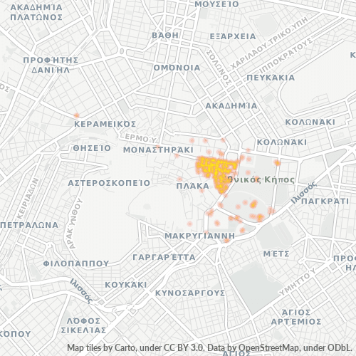 Dami ng Negosyo sa Postal Code 105 57 - Atenas, Attica
