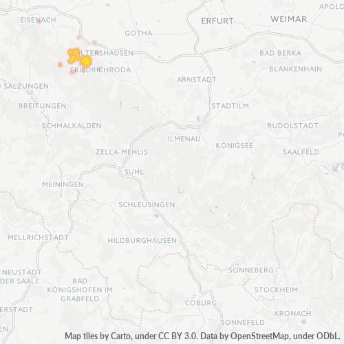 Dami ng Negosyo sa Postal Code 99891 - Thuringia