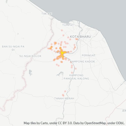 Dami ng Negosyo sa Postal Code 17000 - Pasir Mas, Kelantan