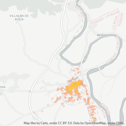 Besighheidskonsentrasie in Poskode 26200 - Haro, La Rioja