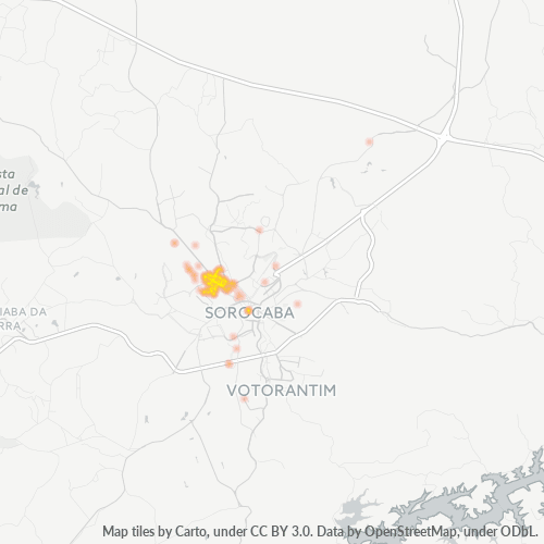 Dami ng Negosyo sa Postal Code 18065-000 - Sorocaba, São Paulo