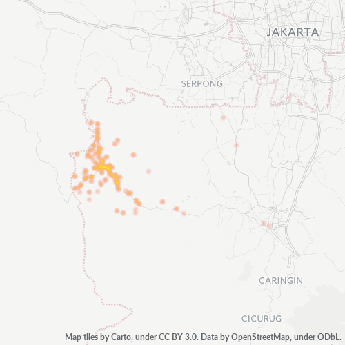 Dami ng Negosyo sa Postal Code 16670 - Bogor, Kanlurang Java