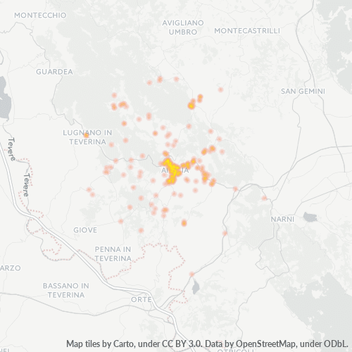 Dami ng Negosyo sa Postal Code 05022 - Italya