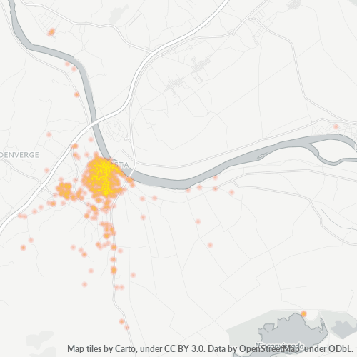 Bedrijfsconcentratie in Postcode 43870 - Amposta, Catalonië