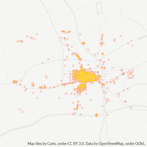 Business Concentration in Postal Code 061100 - Hebei