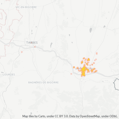 Dami ng Negosyo sa Postal Code 65300 - Lagrange, Midi-Pyrénées