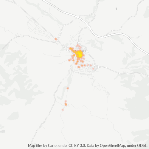 Dami ng Negosyo sa Postal Code 44001 - Teruel, Aragón