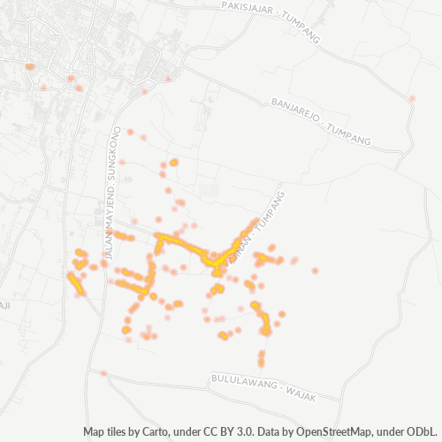 Dami ng Negosyo sa Postal Code 65172 - Malang, Silangang Java
