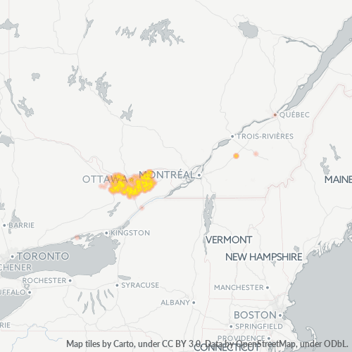 Bedrijfsconcentratie in Postcode K0A - Ontario