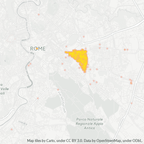 Dami ng Negosyo sa Postal Code 00176 - Roma, Lazio