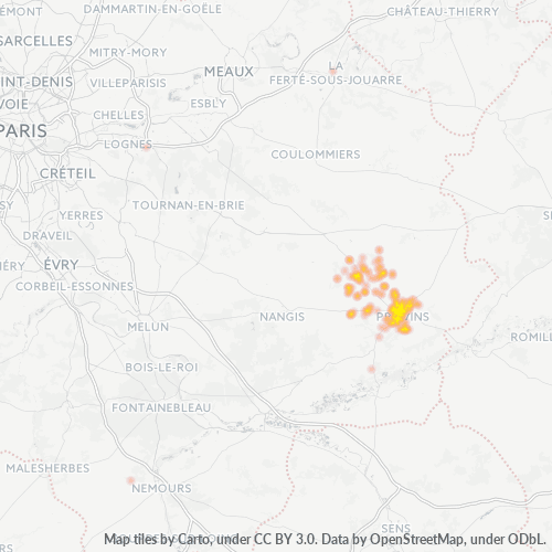 Dami ng Negosyo sa Postal Code 77160 - Rouilly, Pulo ng Pransiya