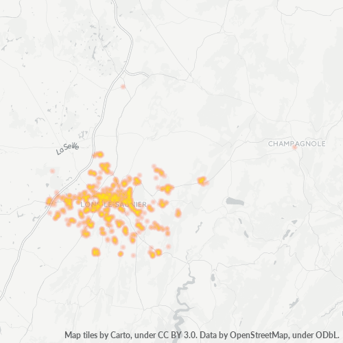 Dami ng Negosyo sa Postal Code 39570 - Condamine, Franche-Comté