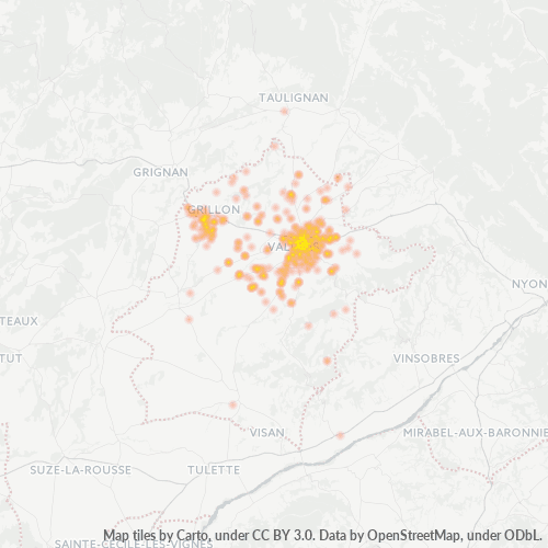 Dami ng Negosyo sa Postal Code 84600 - Valréas, Provence-Alpes-Côte d'Azur