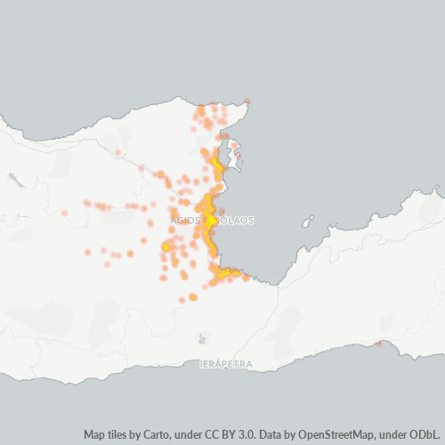 Dami ng Negosyo sa Postal Code 721 00 - Kritsá, Creta