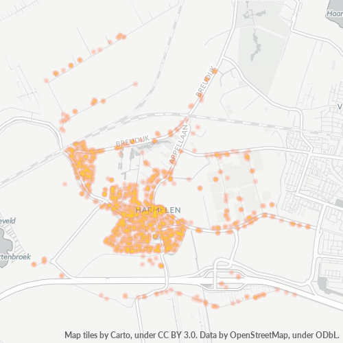 Dami ng Negosyo sa Postal Code 3481 - Harmelen, Provincie Utrecht