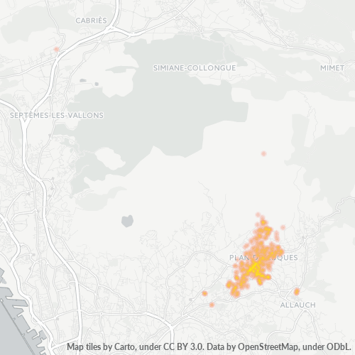 Dami ng Negosyo sa Postal Code 13380 - Plan-de-Cuques, Provence-Alpes-Côte d'Azur