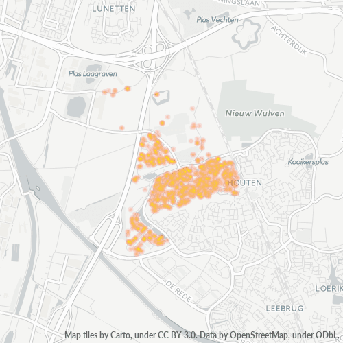 Dami ng Negosyo sa Postal Code 3992 - Houten, Provincie Utrecht