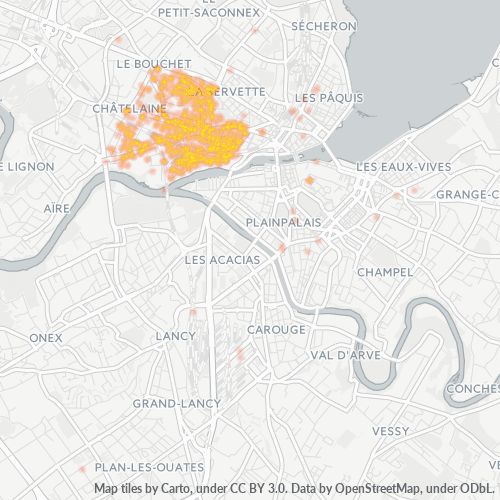 Dami ng Negosyo sa Postal Code 1203 - Geneva, Genève