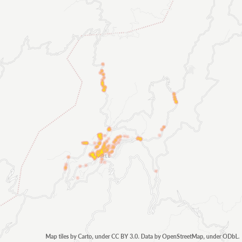 Bedrijfsconcentratie in Postcode 47150 - Murree, Punjab