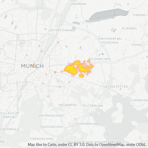 Konsentrasi Perniagaan di Poskod 81829 - Munich, Bavaria