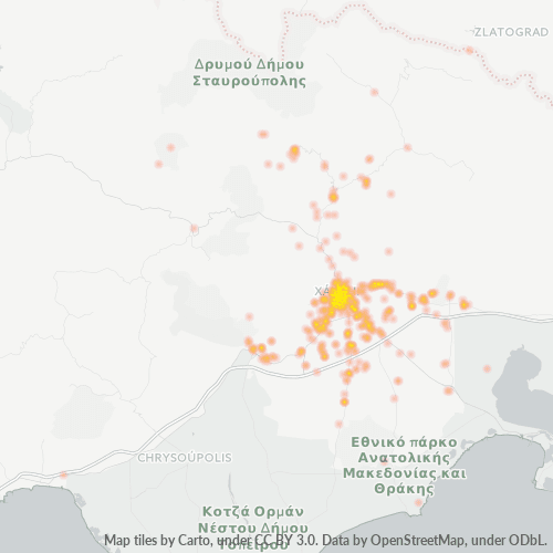 Dami ng Negosyo sa Postal Code 671 00 - Xánthi, East Macedonia and Thrace