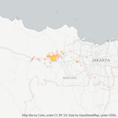 Dami ng Negosyo sa Postal Code 15136 - Tangerang, Banten