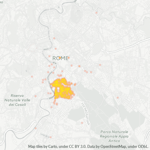 Dami ng Negosyo sa Postal Code 00154 - Roma, Lazio