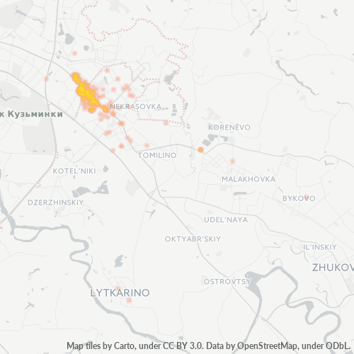 Dami ng Negosyo sa Postal Code 140002 - Lyubertsy, Moscow Oblast