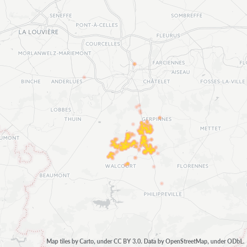 Bedrijfsconcentratie in Postcode 5651 - België