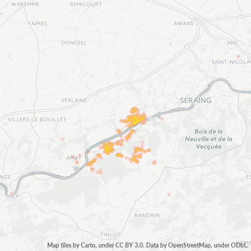 Bedrijfsconcentratie in Postcode 4480 - Engis, Wallonië