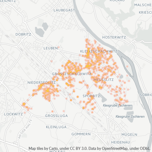 Dami ng Negosyo sa Postal Code 01259 - Dresde, Sahonya