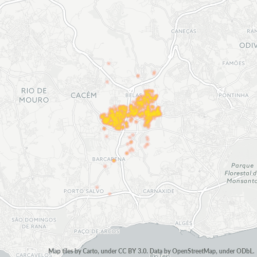 Dami ng Negosyo sa Postal Code 2745 - Queluz, Distrito de Lisboa