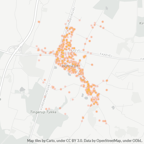Dami ng Negosyo sa Postal Code 4683 - Rønnede, Region Sjælland