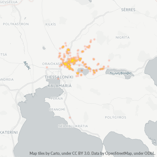 Dami ng Negosyo sa Postal Code 572 00 - Kolchikón, Central Macedonia