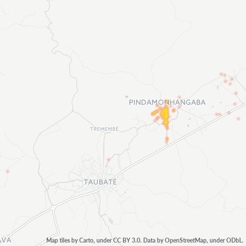 Dami ng Negosyo sa Postal Code 12420-000 - Pindamonhangaba, São Paulo