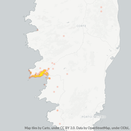 Dami ng Negosyo sa Postal Code 20000 - Ajaccio, Corsica