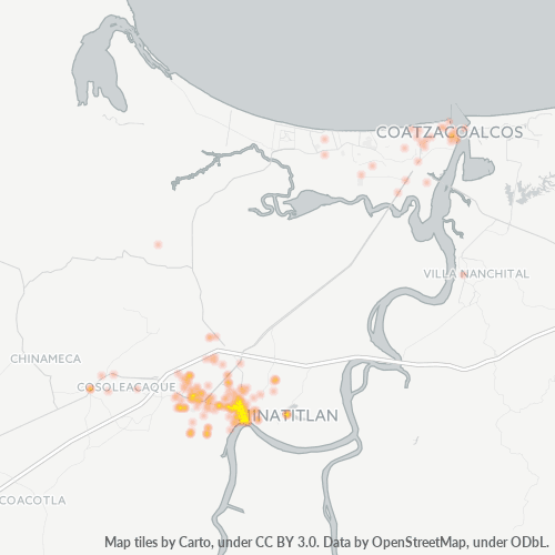 Dami ng Negosyo sa Postal Code 96700 - Veracruz