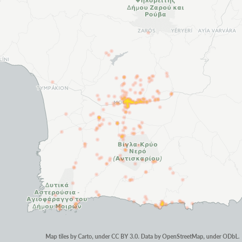Dami ng Negosyo sa Postal Code 704 00 - Moíres, Creta
