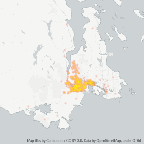 Dami ng Negosyo sa Postal Code V9B - Victoria, British Columbia