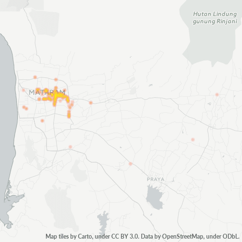 Dami ng Negosyo sa Postal Code 83235 - Mataram, West Nusa Tenggara