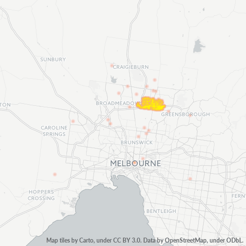 Dami ng Negosyo sa Postal Code 3074 - Thomastown, Victoria