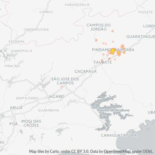 Dami ng Negosyo sa Postal Code 12400-000 - Pindamonhangaba, São Paulo