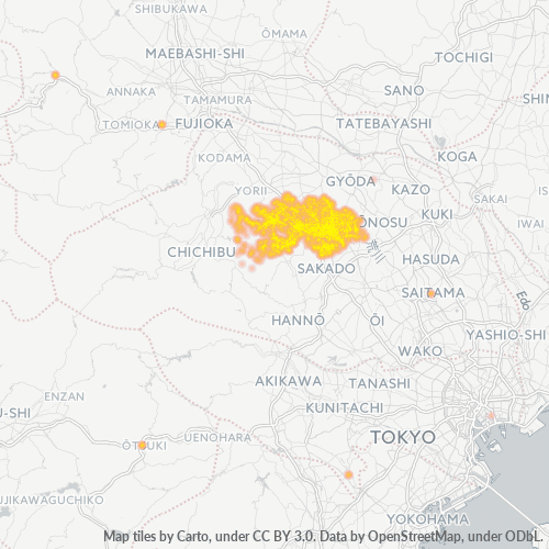 Concentració d'empreses a Codi Postal 355 - Prefectura de Saitama